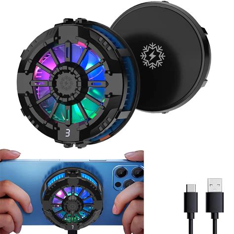 Mobilife Phone Cooler for Gaming, Magnetic Mobile Cooler with 3 Level ...