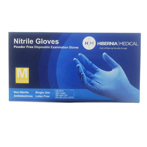Gloves 10 x 100 Nitrile Medium PF (Boxes of 100) - Murray Woods