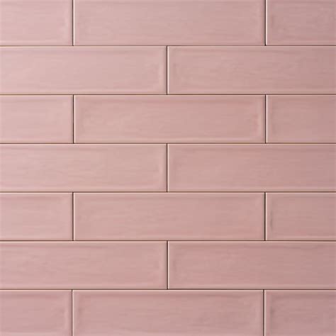 Chanelle Princess Pink 3x12 Ceramic Tile Glossy | Pink bathroom tiles ...