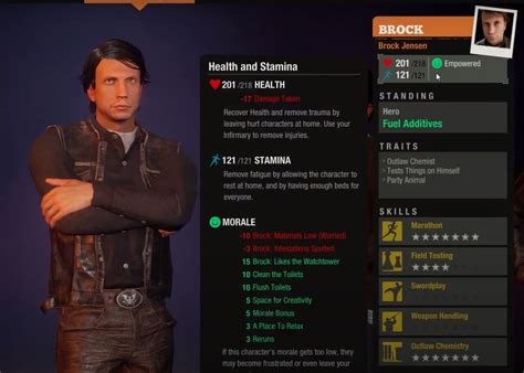State of Decay 2 Fifth Skill List 的图像结果
