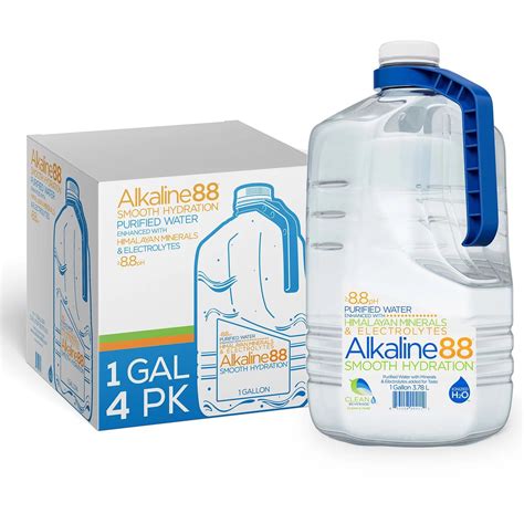 Buy Alkaline88 Purified Water, 128 Fl Oz, 4 Pack Jugs Online at Lowest ...