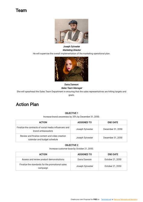 Blank Operational Plan Template 的图像结果