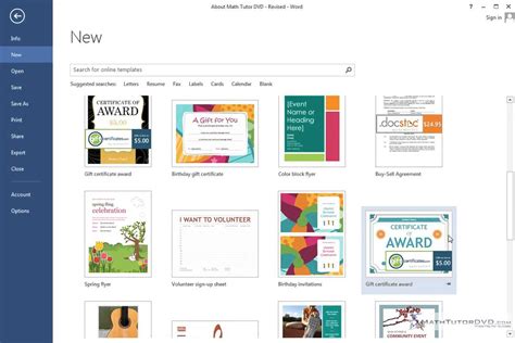 Image result for Word Template Tutorial