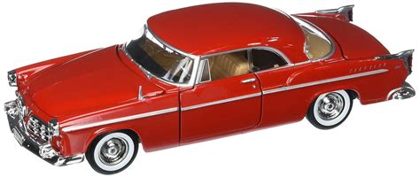 1955 Chrysler C300, Red - Motormax 73302 - 1/24 scale Diecast Model Toy ...