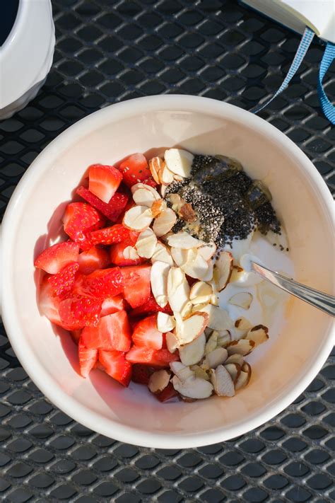Strawberry Greek Yogurt Bowl Recipe | Kiersten Hickman