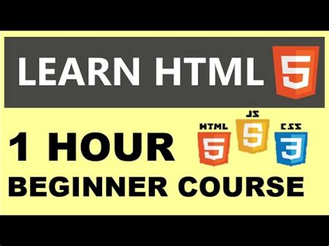 Image result for One Hour of HTML