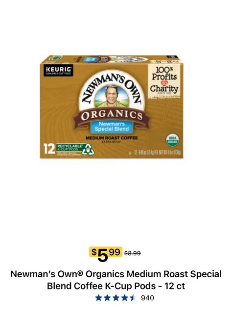 Newman's Own Coffee Pods as low as $3.49! - Kroger Krazy