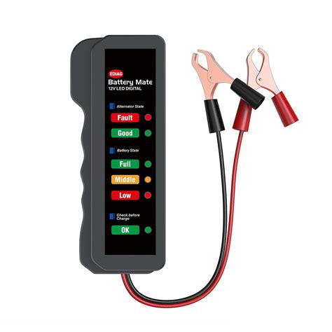 EDIAG 12V Car Battery Tester BM310 Digital Alternator Tester, Check ...