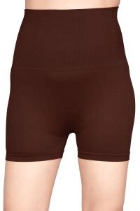 HOPZ Brown Color Microfiber Body Slim Shaper Tummy & Thigh Shaper for ...