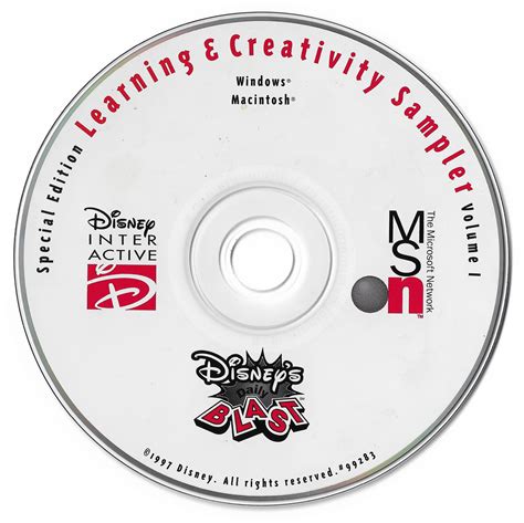 Rezultat imagine pentru Disney Interactive Software Sampler