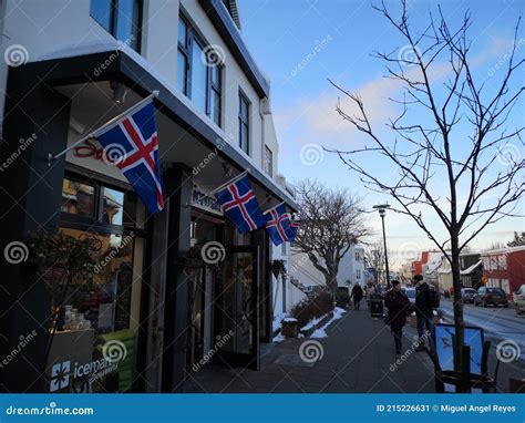 Traditional Iceland Shop in Reykjavik Downtown Editorial Photo - Image ...