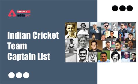 Indian Cricket Team Captain List of Test, ODI and T20 Format