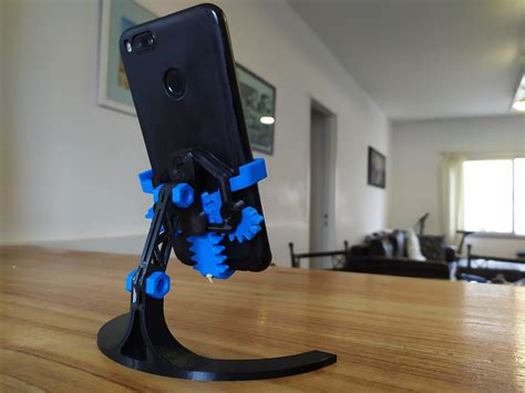 3D printable model MECHANICAL PHONE STAND | CGTrader