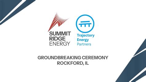 Summit Ridge Energy x Trajectory Energy Partners Groundbreaking Ceremony