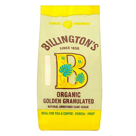 Organic Unrefined Cane Sugar in 500g from Billington's