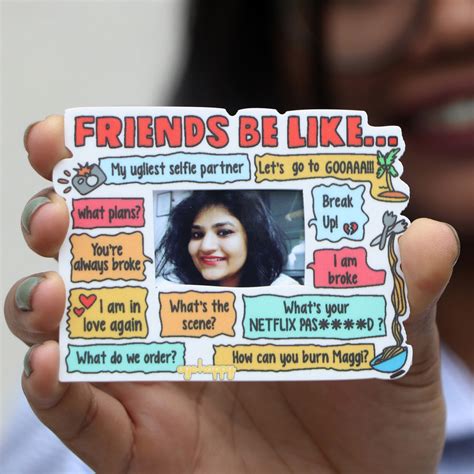 BFF Magnet - Best friend Birthday gift – Oye Happy
