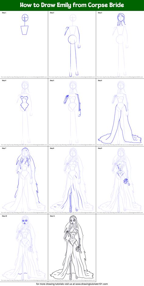 Image result for Corpse Bride Pencil Drawing