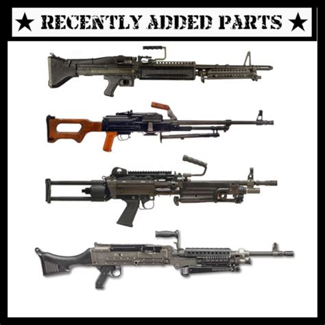 M240b Machine Gun Parts