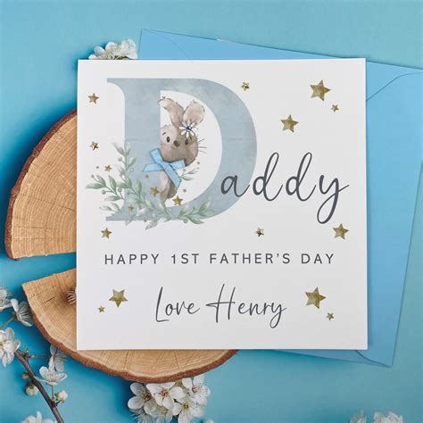 Handmade Father's Day Card Girl and BoyPink & Posh