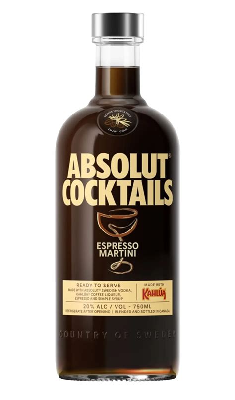 Absolut Espresso Martini 750mL | Chili Discount Liquor