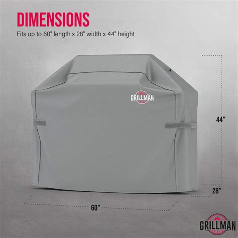 Buy Grillman Grill Cover, Gas BBQ Cover fits Weber BBQ, Brinkmann, Char ...