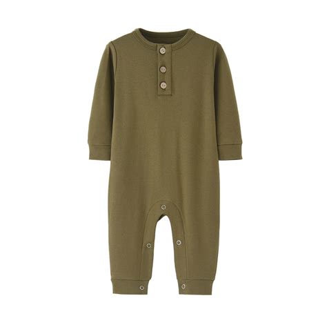 Busydd Baby Boys Girls Rompers Long Sleeve Round Neck Unisex Infant ...