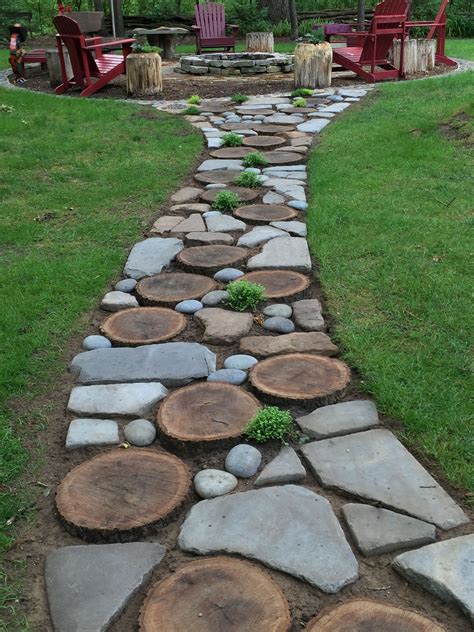 38 DIY Garden Paths and Walkways Ideas for Backyard - homeridian.com ...