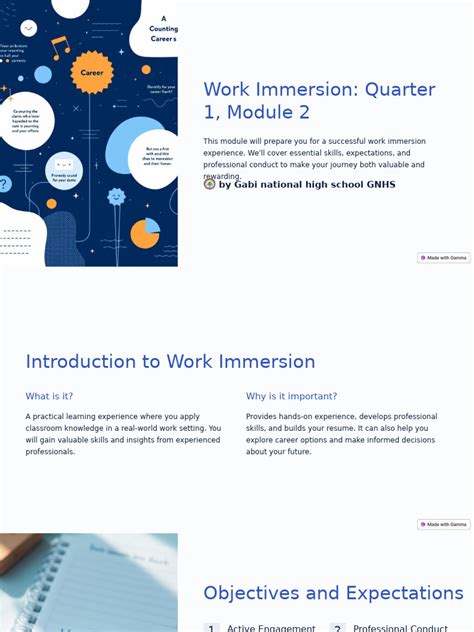 Image result for Work Immersion Module 1