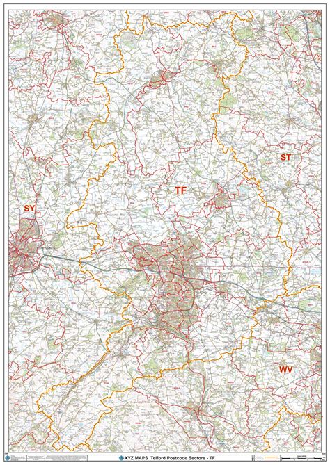Image result for Tf Postcode Map