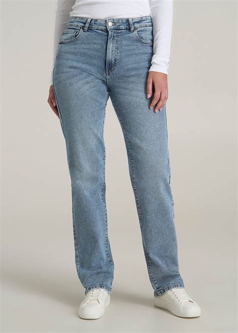 Harper High Rise Straight Stretch Tall Women's Jeans | American Tall