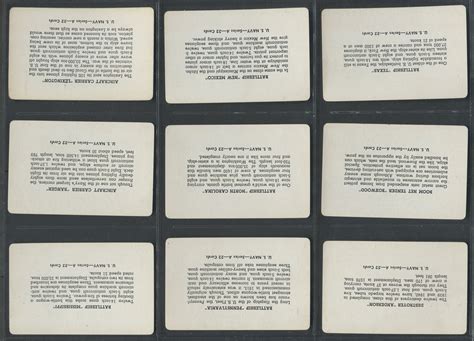 Lot Detail - R112-6 Card-O U.S. Navy Series "A" (Without "Card-O ...