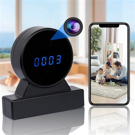 Full Hd 1080p Hidden Camera Clock Wireless Spy Camera Wifi | Desertcart ...