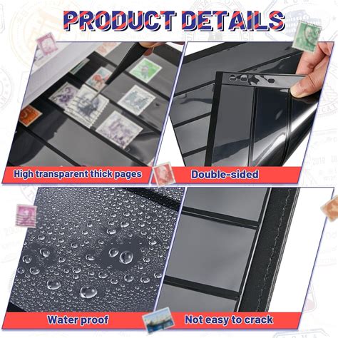 Gersoniel 20 Sheets Stamp Collection Album Pages, Transparent India | Ubuy