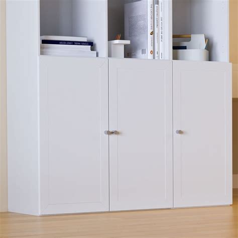 Buy Helios Soho 3-Door Book Cabinet - White from Home Centre at just ...