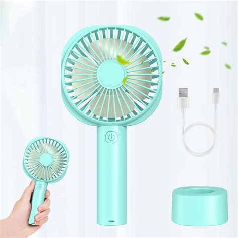 Jumkeet Mini Handheld Portable Fan With Usb Rechargeable Battery 2600 ...