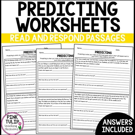 Image result for Prediction Task Before Reading Worksheet