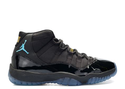 air jordan 11 retro "gamma blue" - black/gamma blue-varsity maize ...