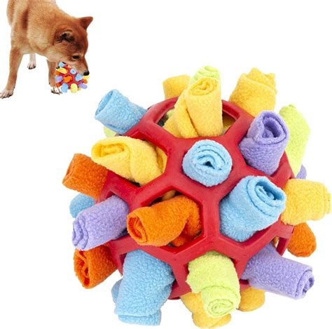 Dog Snuffle Ball Toy - Snuffle Mat Interactive Dog Toys Ball Treat ...