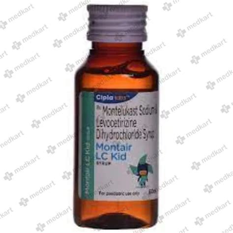 MONTAIR LC KID SYRUP 60 ML Price, Uses, Side Effects & Substitutes ...