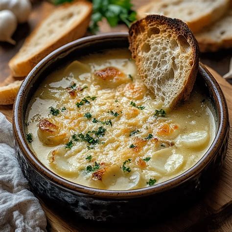 Classic French Garlic Soup Recipe with Fresh Sage - Taste Like Magic