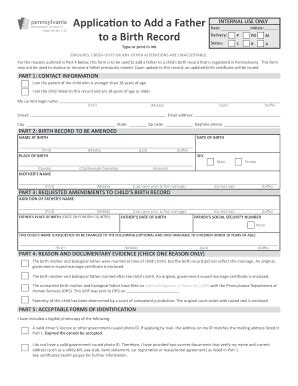 Birth Certificate Correction Form - Fill and Sign Printable Template Online