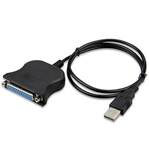 USB to DB25 IEEE-1284 Parallel Printer Adapter Cable : Amazon.in ...