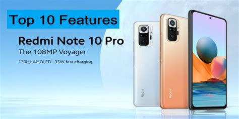 Image result for Redmi Note 10 Pro Features