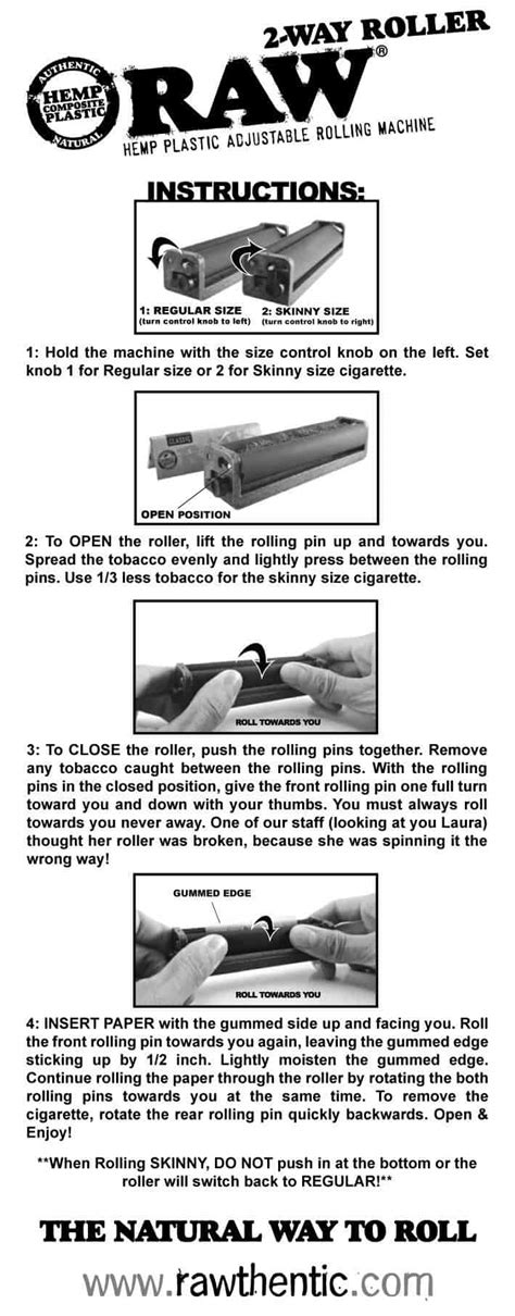 RAW 2 Way Roller Rolling Machine - 79mm – SmokeMart
