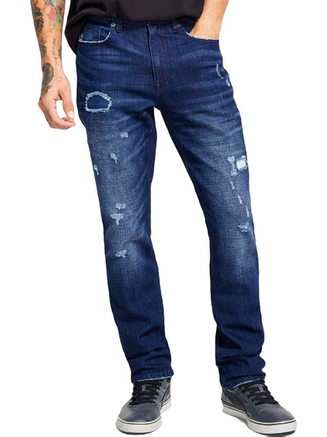 Heroes Motors Mens Denim High Rise Straight Leg Jeans - Walmart.com