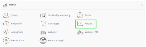 Image result for Using Extend Control Panel for Awstats