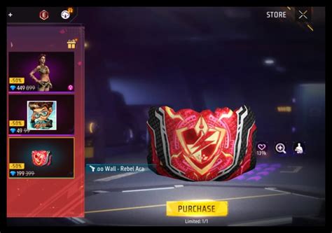 Free Fire Max में Rebel Academy Gloo Wall skin और Armor of Riches ...