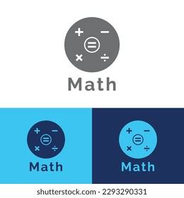 Math Logo Design Vector Template Stock Vector (Royalty Free) 2293290331 | Shutterstock