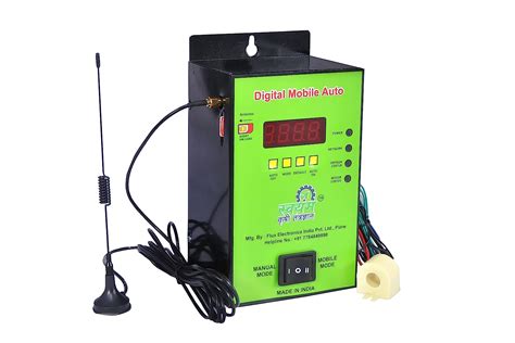 SWAYAM SINGLE PHASE 4G DIGITAL GSM MOBILE MOTOR STARTER,SINGLE PHASE ...