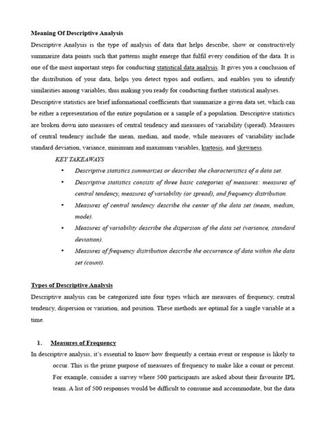 Descriptive Analysis Examples 的图像结果